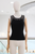 Blusa negra perlas