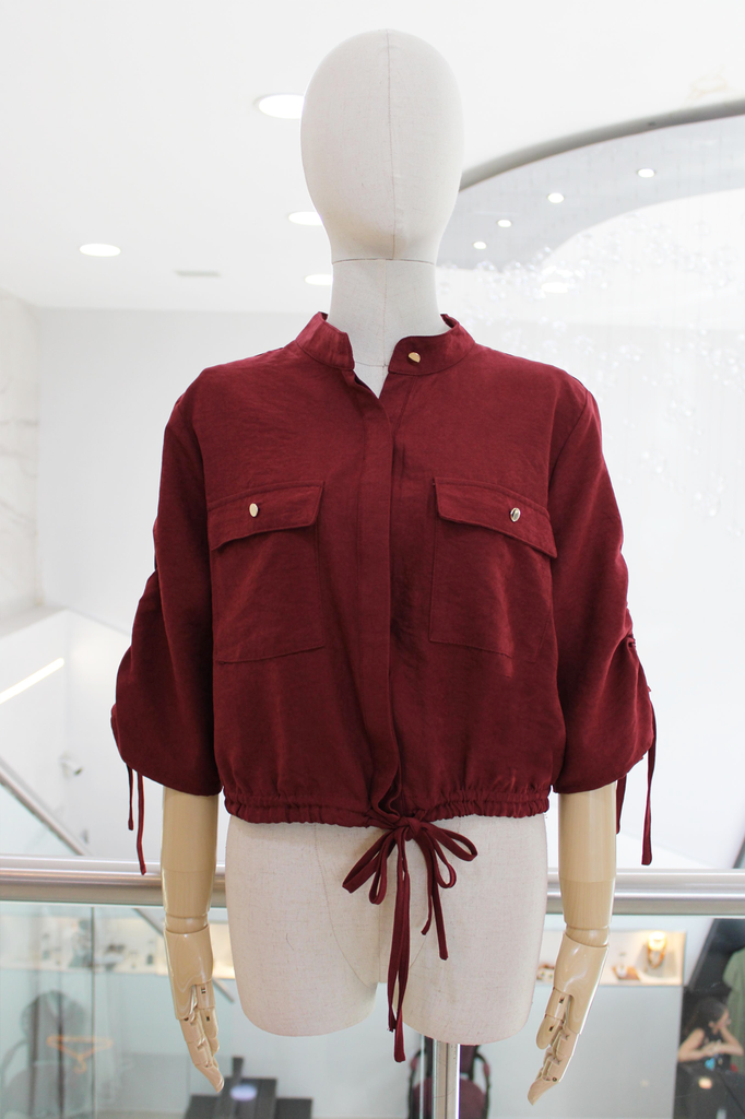 Blusa rojo vino