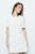 Vestido blanco flores 3D