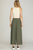 Pantalón capri verde olivo