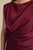 Vestido satinado vino