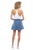Falda denim corta