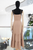 Vestido camel bordado