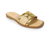 Sandalias natural/dorado