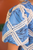 Vestido azul bordado