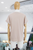 T-shirt beige flores estoperoles