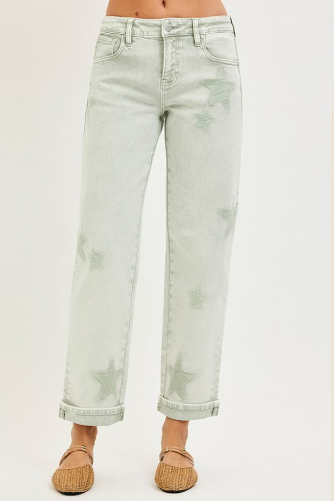 Jeans denim estrellas