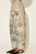 Jeans flores beige