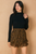 Short animal print