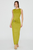 Vestido verde silueta