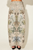 Jeans flores beige