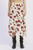 Falda beige con rosas