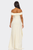 Vestido beige off-shoulders