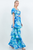 Vestido azul y menta