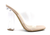 Zapatillas nude transparencia