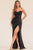 Vestido bustier negro
