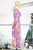 Vestido uva floral