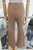 Pantalón flare beige