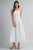 Vestido midi blanco