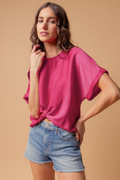 Blusa fucsia nudo
