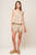 Conjunto flores beige
