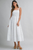 Vestido midi blanco