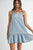 Vestido denim lazos