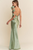Vestido menta flor