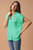 Blusa camisera verde