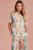 Conjunto rosa floral