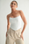Top blanco strapless