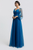 Vestido azul teal