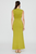 Vestido verde silueta