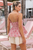 Blusa peplum rosa bordada