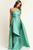Vestido elegante verde agua