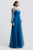 Vestido azul teal