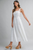 Vestido midi blanco