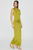 Vestido verde silueta