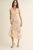 Vestido guipur coral