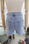 Short denim con brillos