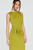 Vestido verde silueta