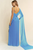 Vestido gasa azul