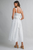 Vestido midi blanco