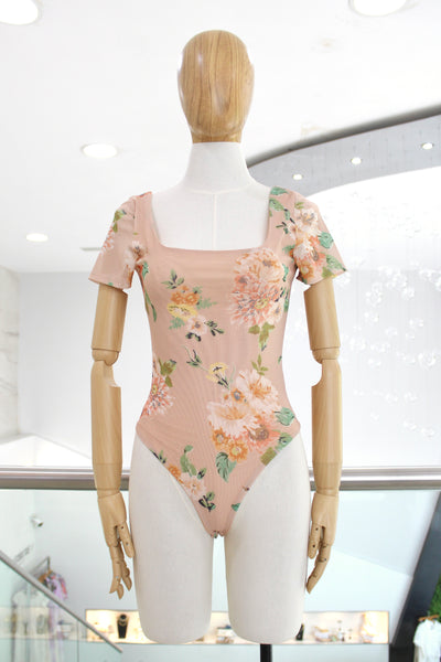 Body beige floral