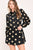 Conjunto polka dots negro