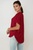 Blusa cuello mao roja