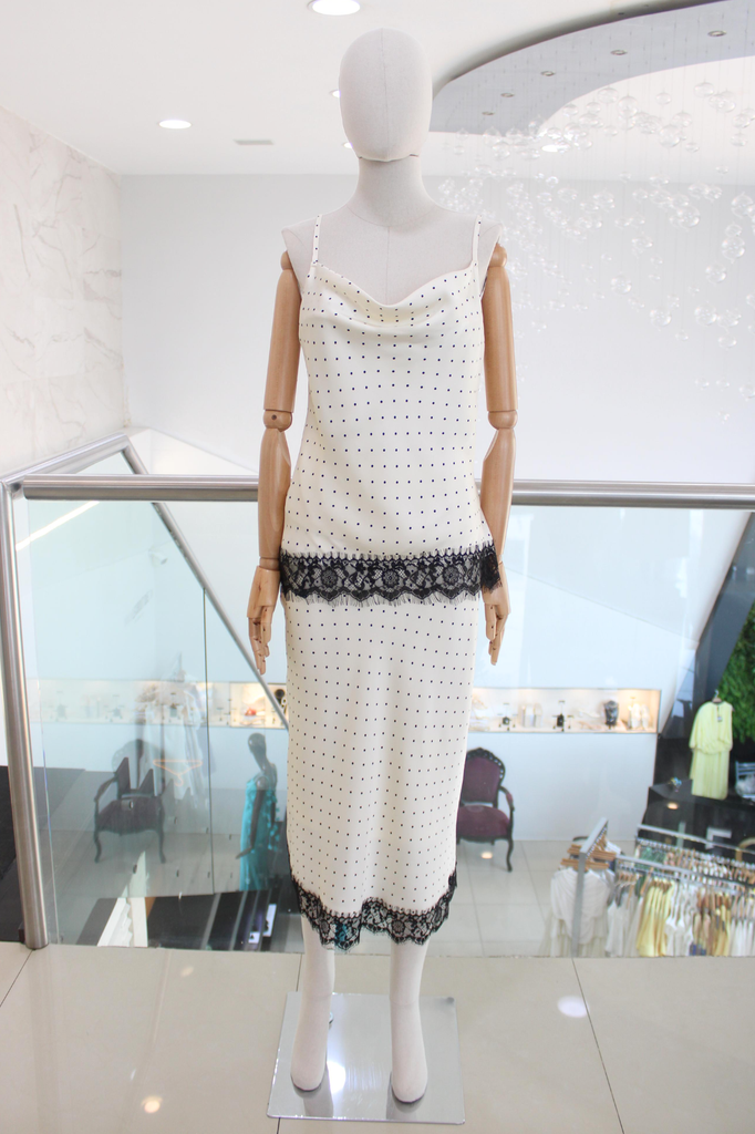 Conjunto satín polka dots