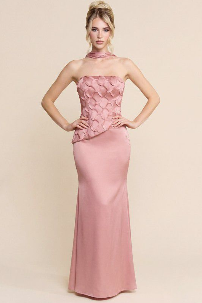 Vestido palo de rosa