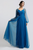Vestido azul teal