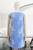 Vestido corto azul con flores